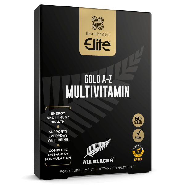 All Blacks Gold A-Z Multivitamin pack